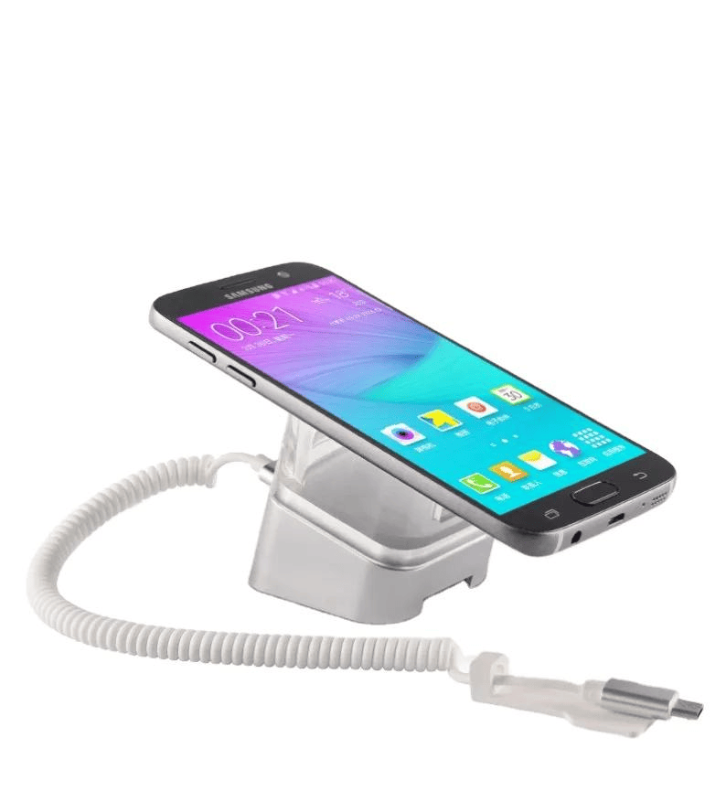 Anti-theft Mobile Phone Display Stand with Alarm and Charging Function